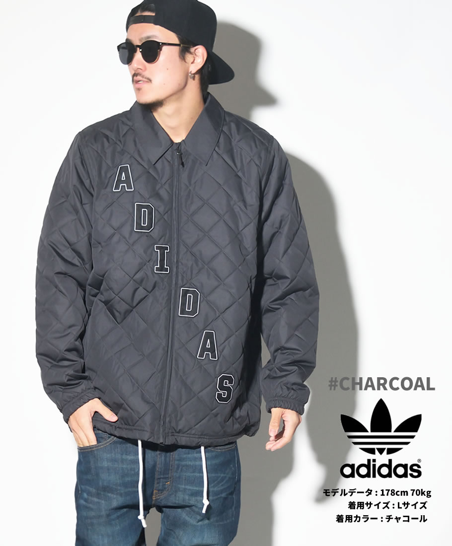 ADIDAS アディダス ナイロンジャケット メンズ キルティング加工 AY8791 B系 ストリート系 ファッション ADJT005