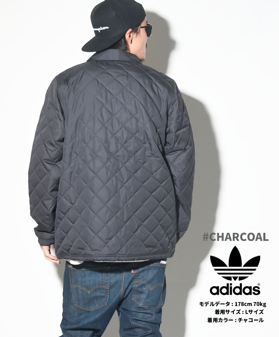 ADIDAS アディダス ナイロンジャケット メンズ キルティング加工 AY8791 B系 ストリート系 ファッション ADJT005