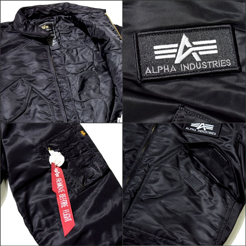 ALPHA INDUSTRIES アルファインダストリーズ フライトジャケット MA-1 メンズ ミリタリージャケット MA1 ブルゾン MJC22000C1 2017 秋冬 新作