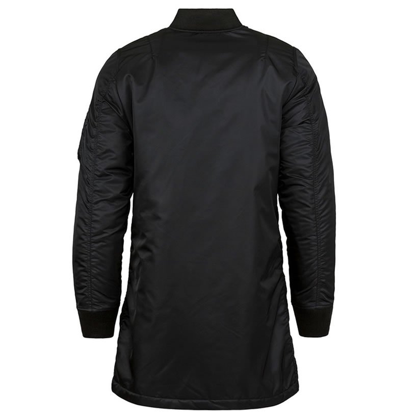 ALPHA INDUSTRIES アルファインダストリーズ フライトジャケット MA-1 メンズ ミリタリージャケット ロング丈 ブルゾン MJM47503C1 2017 秋冬 新作