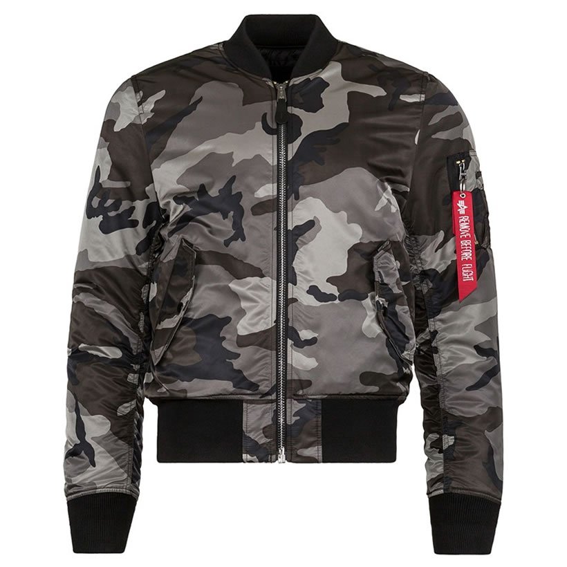ALPHA INDUSTRIES アルファインダストリーズ フライトジャケット MA-1 メンズ ミリタリージャケット ロング丈 ブルゾン MJM44530C1 2017 秋冬 新作