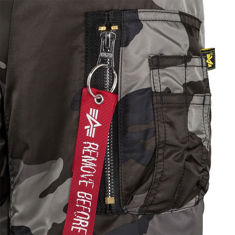 ALPHA INDUSTRIES アルファインダストリーズ フライトジャケット MA-1 メンズ ミリタリージャケット ロング丈 ブルゾン MJM44530C1 2017 秋冬 新作