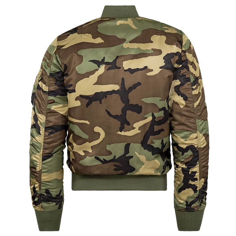 ALPHA INDUSTRIES アルファインダストリーズ フライトジャケット MA-1 メンズ ミリタリージャケット ロング丈 ブルゾン MJM44530C1 2017 秋冬 新作