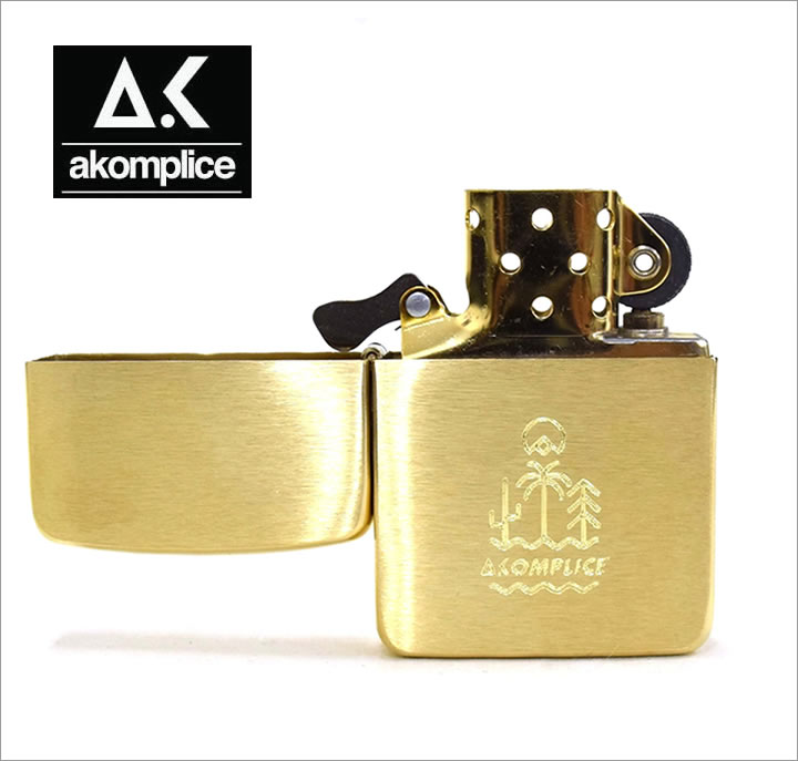 AKOM PLICE アコンプライス ジッポ ライター ZIPPO B系 ファッション メンズ ヒップホップ ストリート系