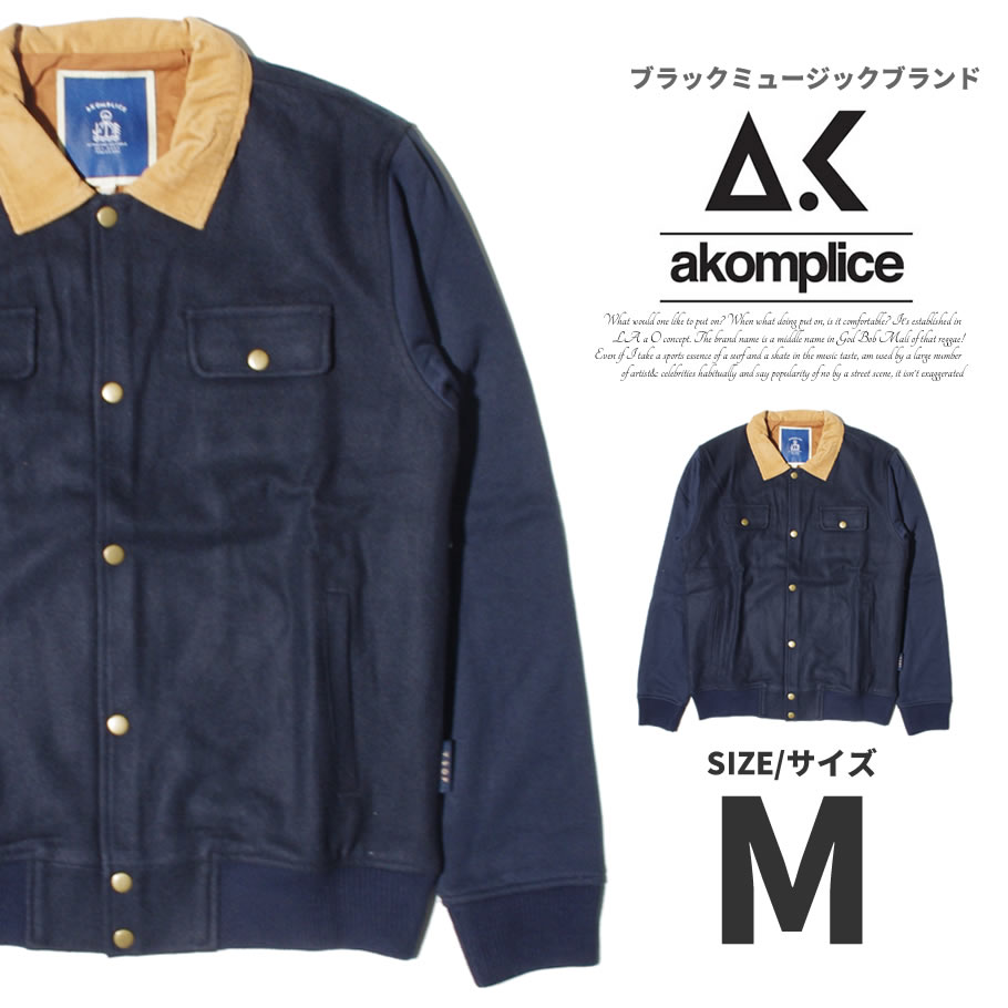 AKOMPLICE (アコンプライス) ジャケット メンズ REBEL VARSITY APJT003