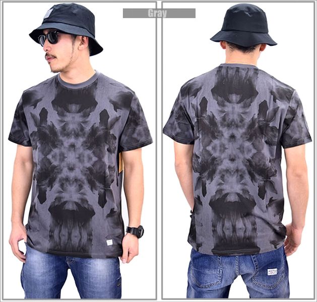 AKOM PLICE アコンプライス Tシャツ メンズ 半袖 ストリート系 B系 ファッション