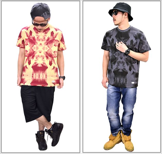 AKOM PLICE アコンプライス Tシャツ メンズ 半袖 ストリート系 B系 ファッション