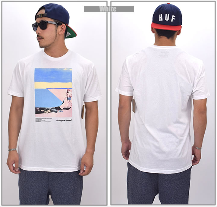 AKOM PLICE アコンプライス Tシャツ 半袖 メンズ ストリート系 カジュアル ファッション