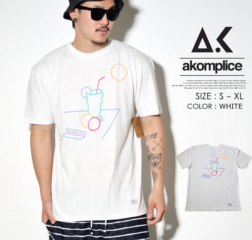 AKOM PLICE アコンプライス Tシャツ