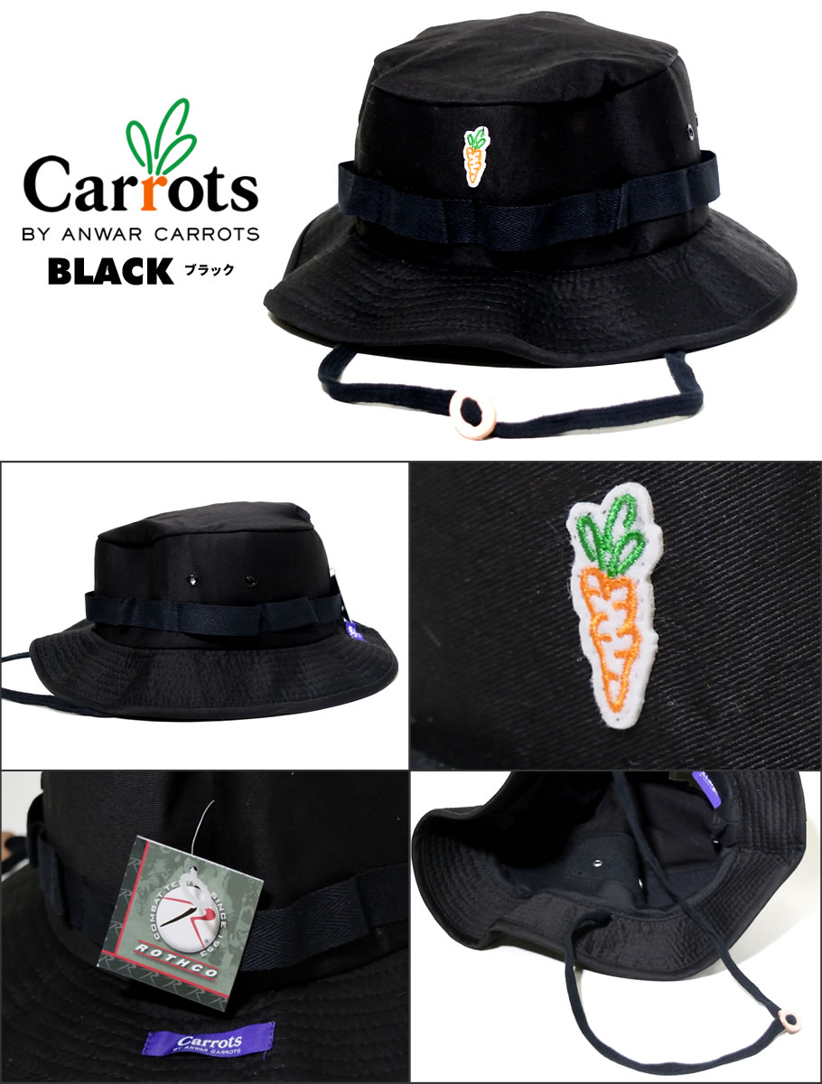Carrots キャロッツ バケットハット メンズ PATCH BUCKET HAT CFA18-PBH