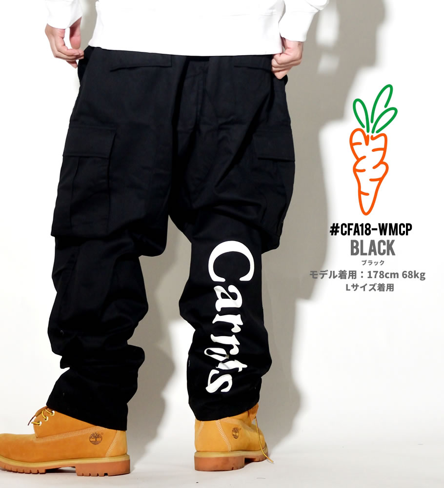 Carrots キャロッツ カーゴパンツ メンズ WORDMARK CARGO PANTS CFA18-WMCP