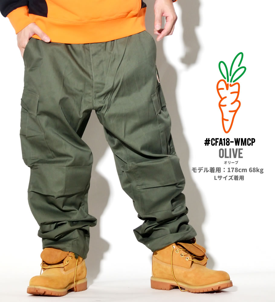 Carrots キャロッツ カーゴパンツ メンズ WORDMARK CARGO PANTS CFA18-WMCP
