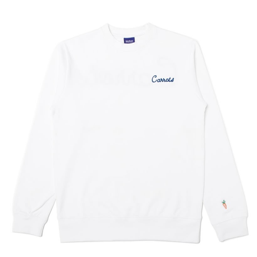 Carrots キャロッツ トレーナー メンズ CURSIVE CREWNECK SWEATSHIRT CFA18-CCN