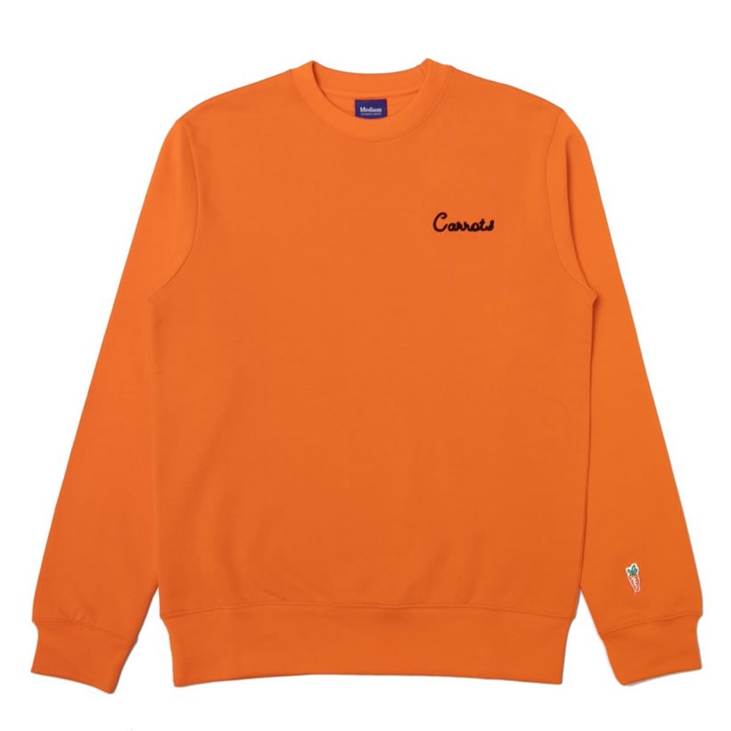 Carrots キャロッツ トレーナー メンズ CURSIVE CREWNECK SWEATSHIRT CFA18-CCN