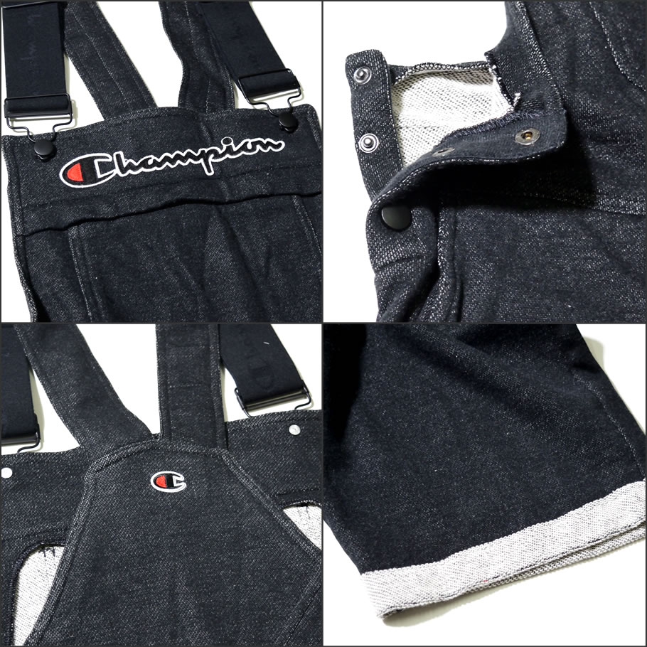 USモデル チャンピオン オーバーオール メンズ REVERSE WEAVE TERRY COTTON SHORT OVERALLS 89598 USAモデル アメリカ直輸入