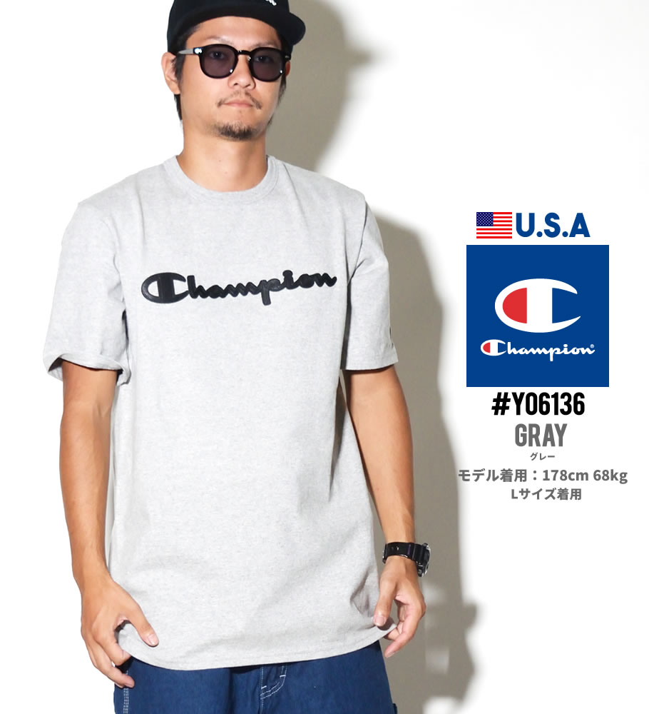 Champion チャンピオン Tシャツ メンズ 半袖 HIPHOP ヒップホップ ストリート系 ファッション 通販 Y06825 CPTT025