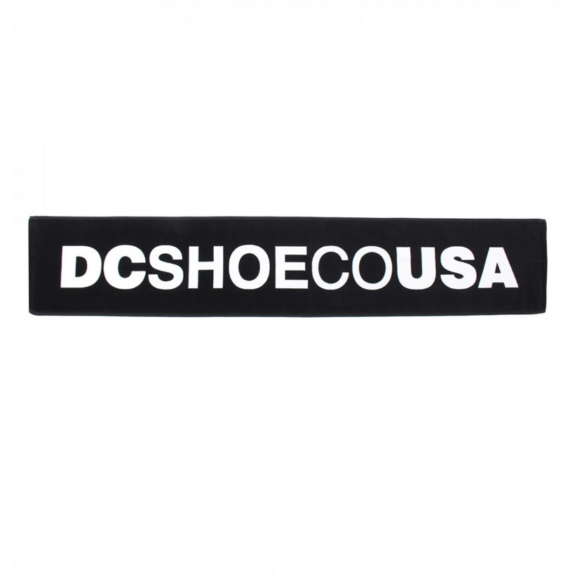 DC フェイスタオル おしゃれ ブランド スポーツタオル DCSHOE 5130J819 黒