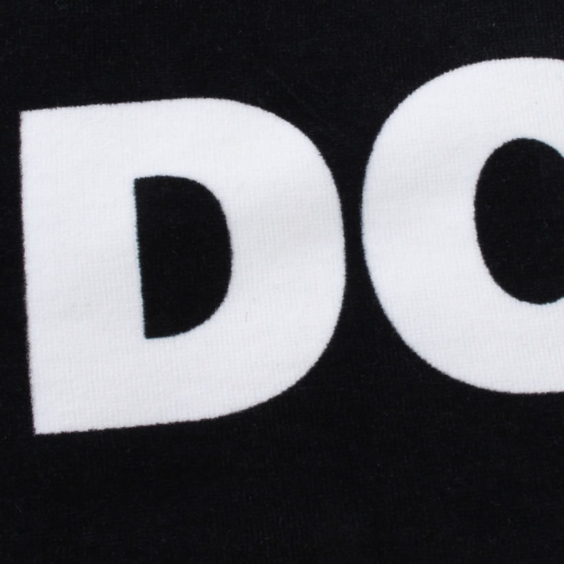 DC フェイスタオル おしゃれ ブランド スポーツタオル DCSHOE 5130J819 黒