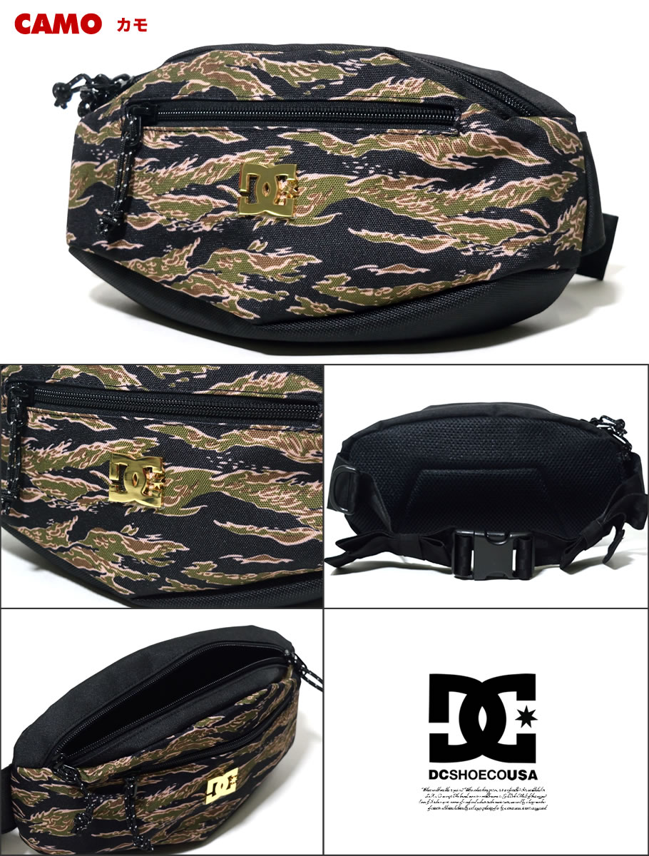 DC ボディバッグ メンズ ブランド おしゃれ ウエストバッグ 学生 スポーツ 通学 DC SHOE 18 FA TALVERT2 5430E806 迷彩 2018秋冬 新作
