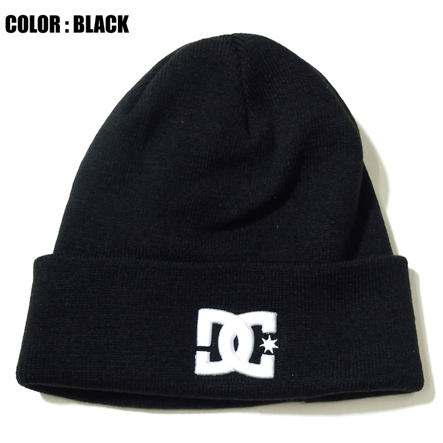 DC ニットキャップ メンズ ビーニー 帽子 ロゴ ワンポイント おしゃれ ブランド DC SHOE 18 DOUBLEWACH STAR 茶 5430J819 2018秋冬 新作
