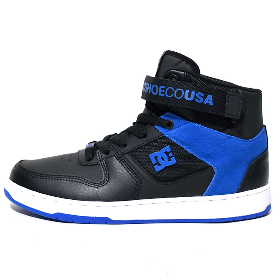 DC スニーカー メンズ ハイカット DC SHOE PENSFORD 黒青 DM184021 スケーター 靴 2018秋冬 新作
