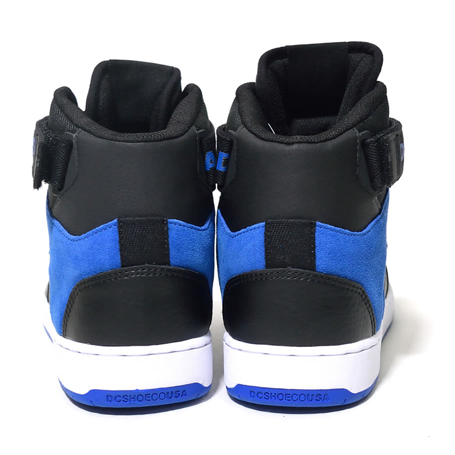 DC スニーカー メンズ ハイカット DC SHOE PENSFORD 黒青 DM184021 スケーター 靴 2018秋冬 新作