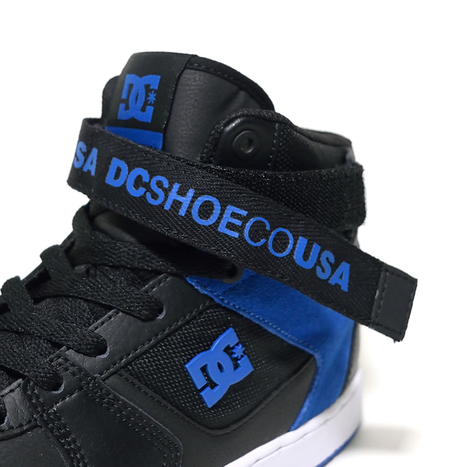 DC スニーカー メンズ ハイカット DC SHOE PENSFORD 黒青 DM184021 スケーター 靴 2018秋冬 新作