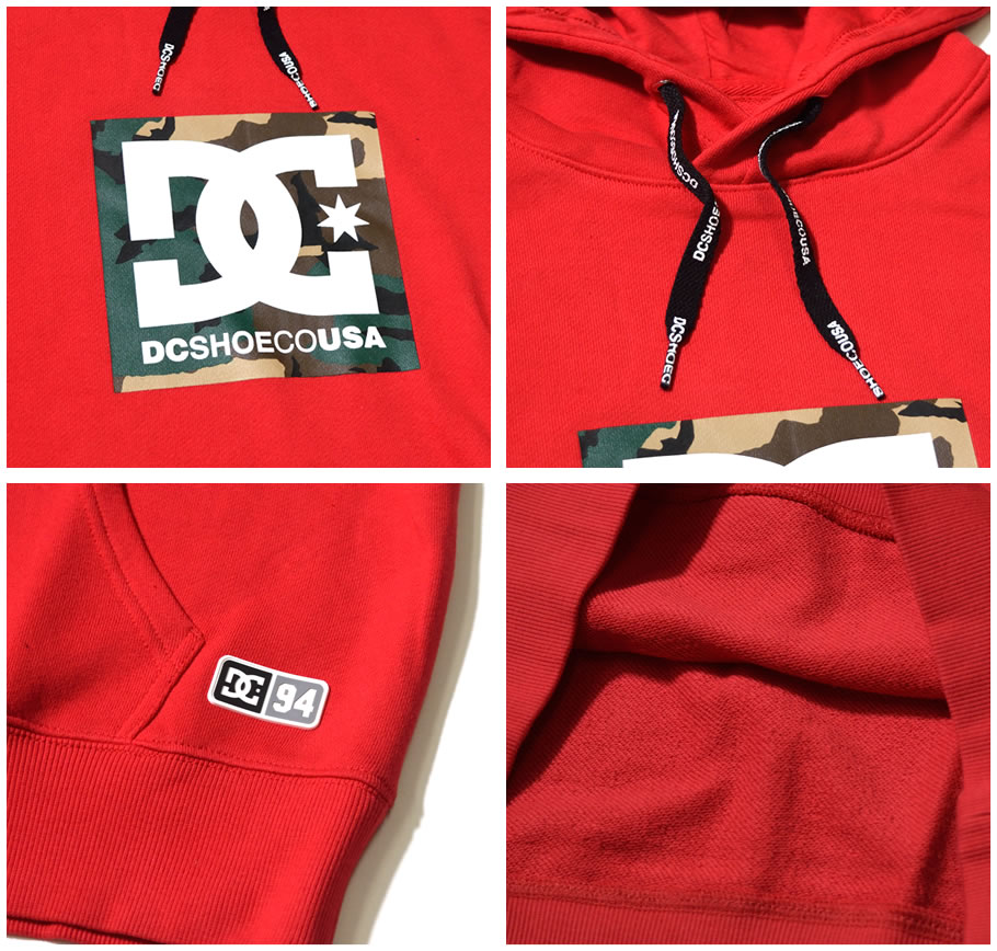 DC SHOES ディーシーシューズ プルオーバー パーカー メンズ 迷彩柄 ロゴ スケボー スケーター ファッション 5420J845 服 通販