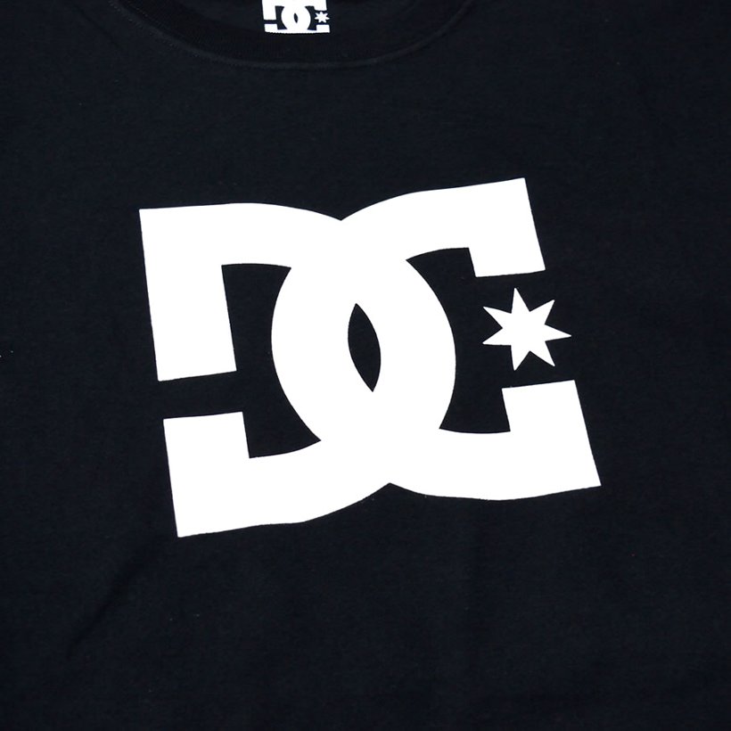 DC Tシャツ メンズ 春 半袖 DC SHOE ロゴT プリント 大きいサイズ 白 黒