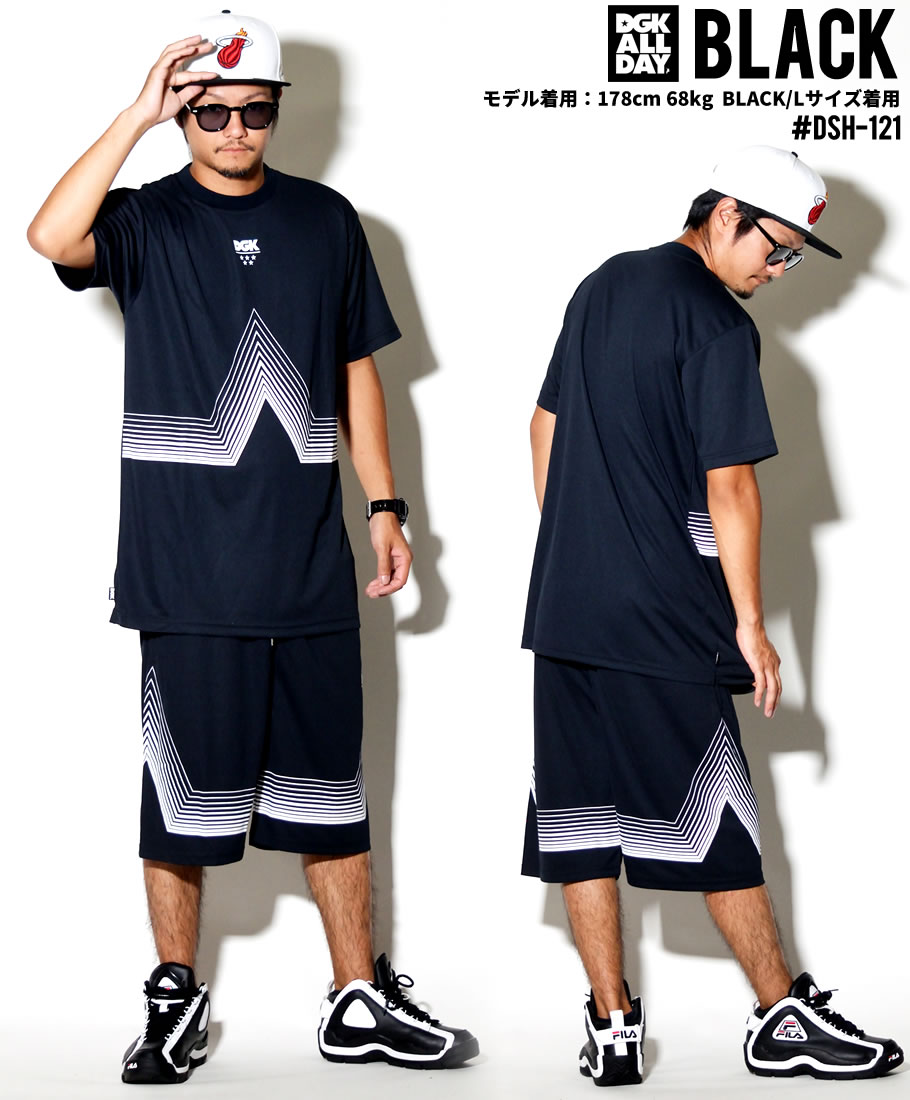 DGK ハーフパンツ メンズ 夏用 ジャージ ショートパンツ 撥水 吸汗速乾 ドライ スポーツ
