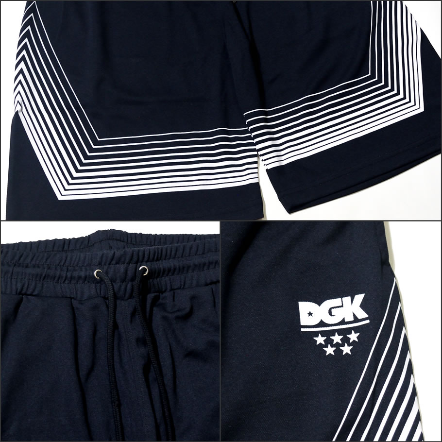 DGK ハーフパンツ メンズ 夏用 ジャージ ショートパンツ 撥水 吸汗速乾 ドライ スポーツ