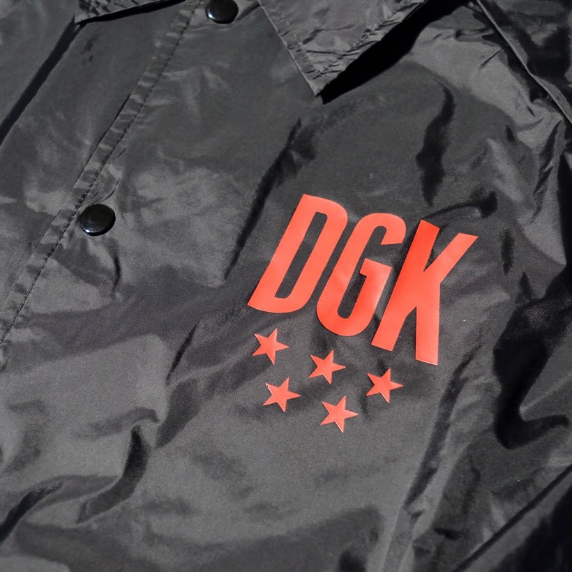 DGK ディージーケー ナイロンコーチジャケット DJT-159 ストリート系 B系 メンズ スケーター ファッション