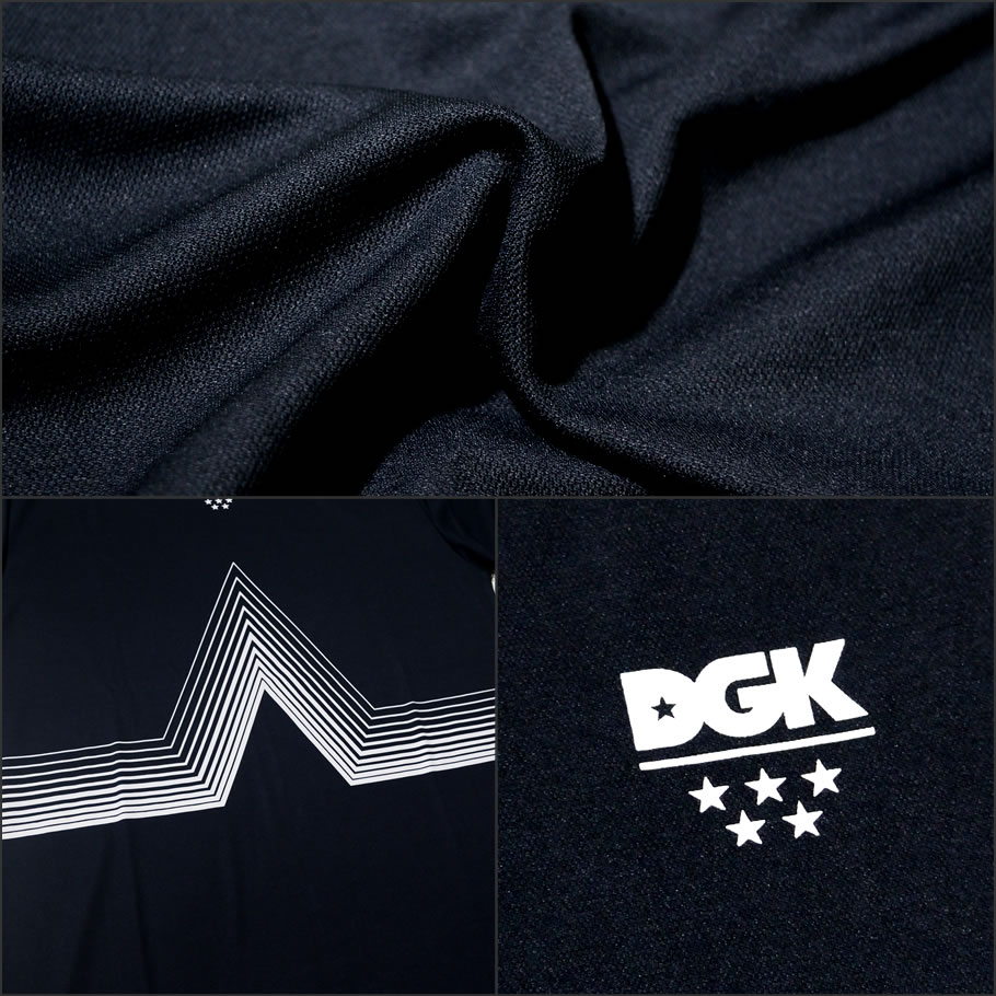 DGK Tシャツ メンズ 半袖 吸汗速乾 ドライ 撥水 おしゃれ ブランド 大きいサイズ DSS-296