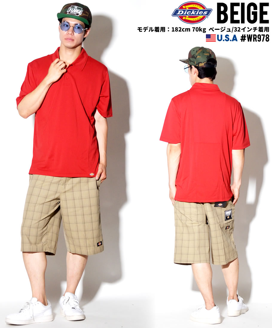 Dickies ディッキーズ ハーフパンツ メンズ WR978 ワークパンツ ブランド チェック柄 USサイズ 大きいサイズ 2018夏 新作