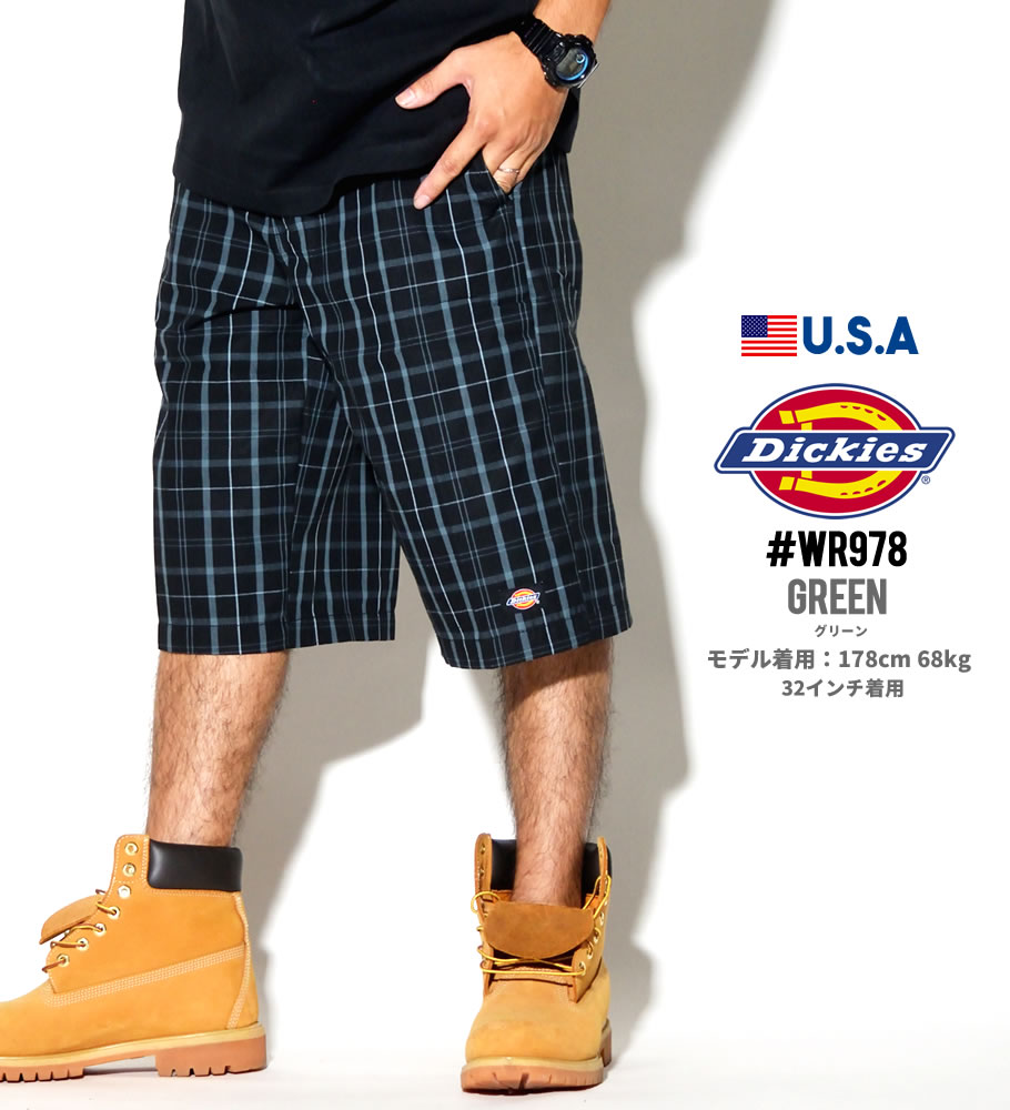Dickies ディッキーズ ハーフパンツ メンズ WR978 ワークパンツ ブランド チェック柄 USサイズ 大きいサイズ 2018夏 新作