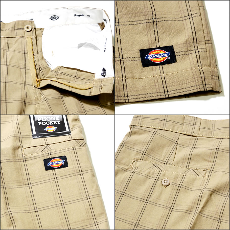 Dickies ディッキーズ ハーフパンツ メンズ WR978 ワークパンツ ブランド チェック柄 USサイズ 大きいサイズ 2018夏 新作