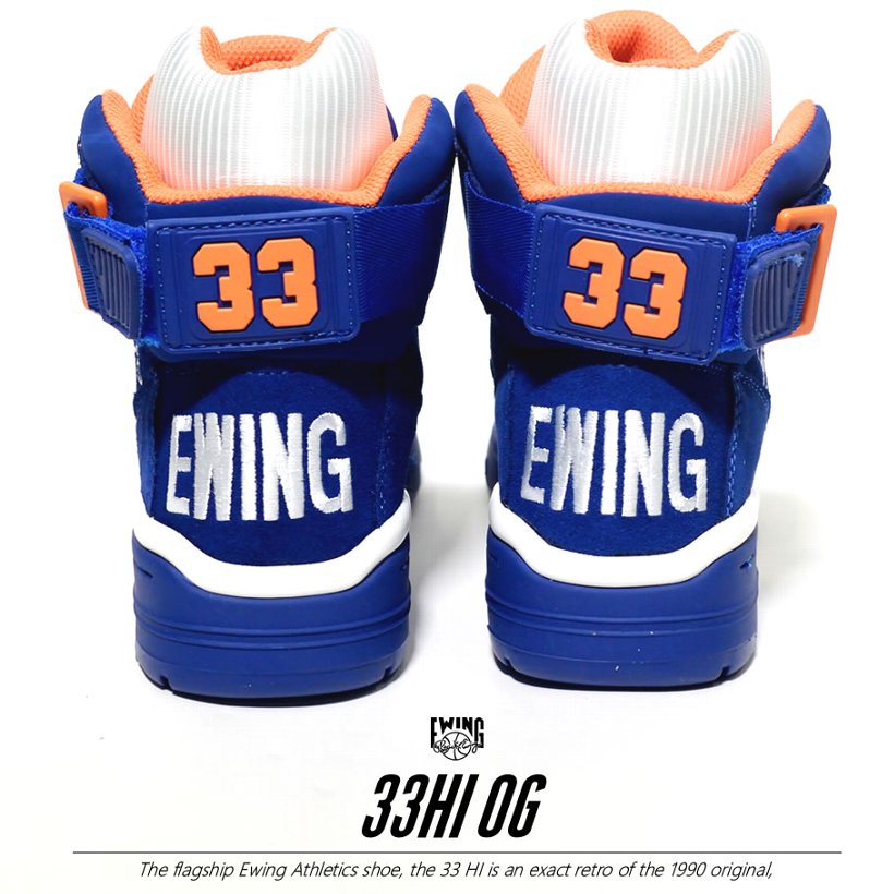 EWING ATHLETICS ユーイング バッシュ EWING 33 HI スニーカー メンズ おしゃれ ブランド バスケットシューズ バスケットボール ハイカット 青