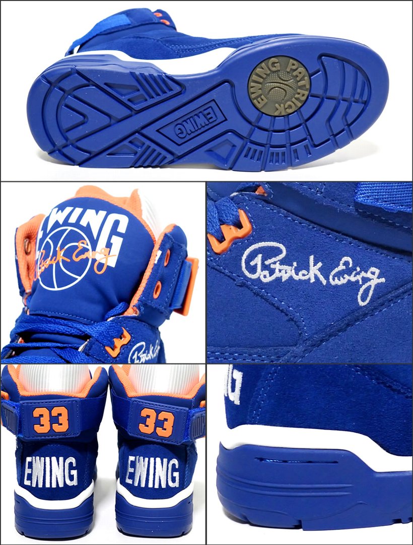 EWING ATHLETICS ユーイング バッシュ EWING 33 HI スニーカー メンズ おしゃれ ブランド バスケットシューズ バスケットボール ハイカット 青