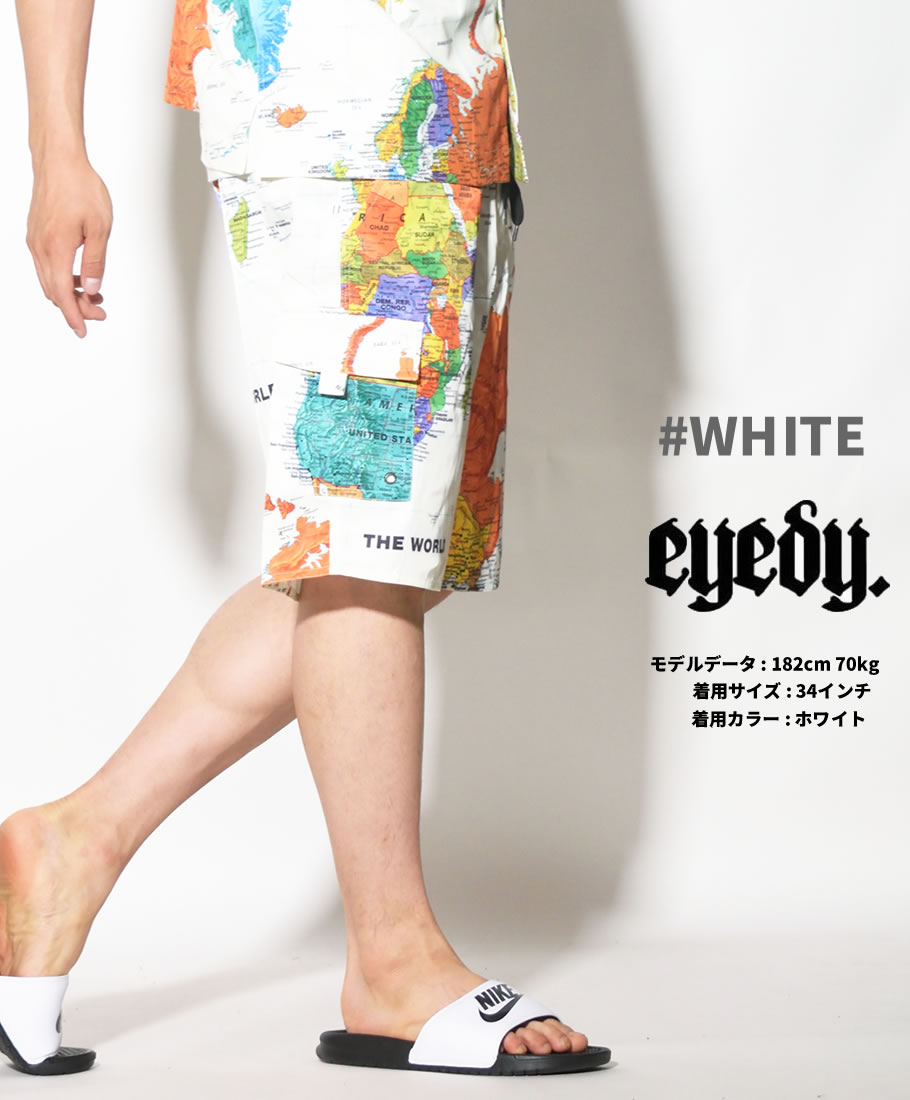 EYEDY アイディー サーフパンツ メンズ 水着 EYE-PT1801 総柄