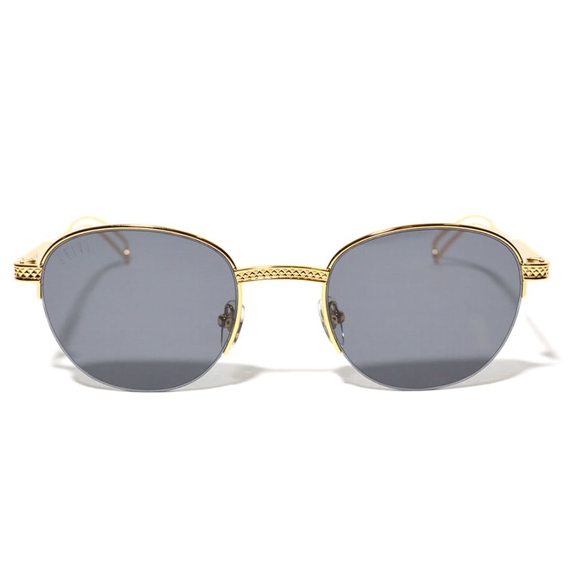 9FIVE サングラス メンズ UVカット ブランド 24k 金 ゴールド