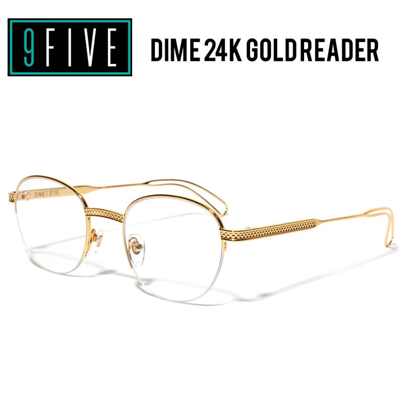 9FIVE サングラス メンズ UVカット ブランド 24k 金 ゴールド