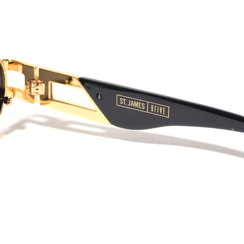 9FIVE サングラス メンズ UVカット ブランド 24k 金 ゴールド