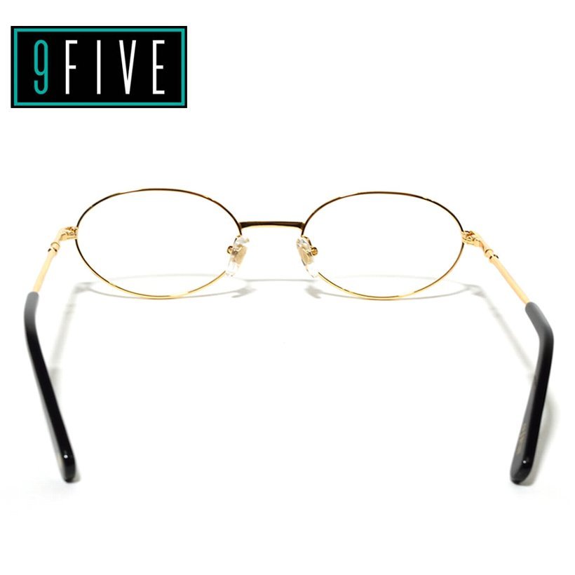9FIVE サングラス メンズ UVカット ブランド 24k 金 ゴールド 40 クリアーレンズ B系 ストリート ヒップホップ