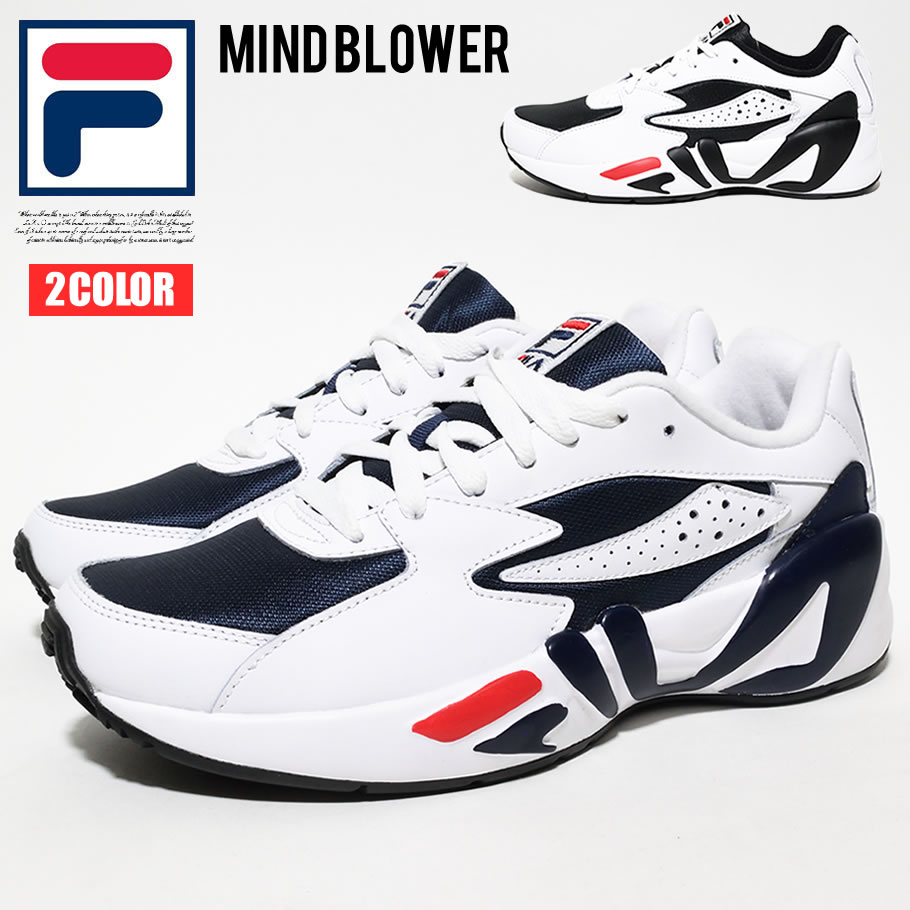 FILA MINDBLOWER フィラ スニーカー メンズ マインドブロアーF0183 WH/FNV/FRE