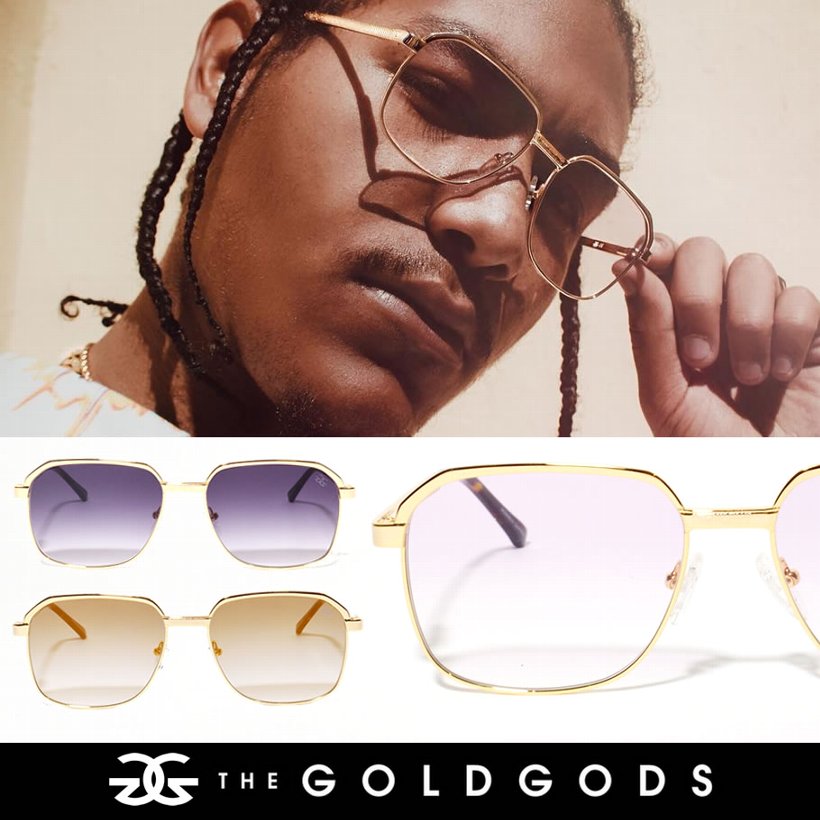 THE GOLD GODS サングラス メンズ 18k イエローゴールド APOLLO