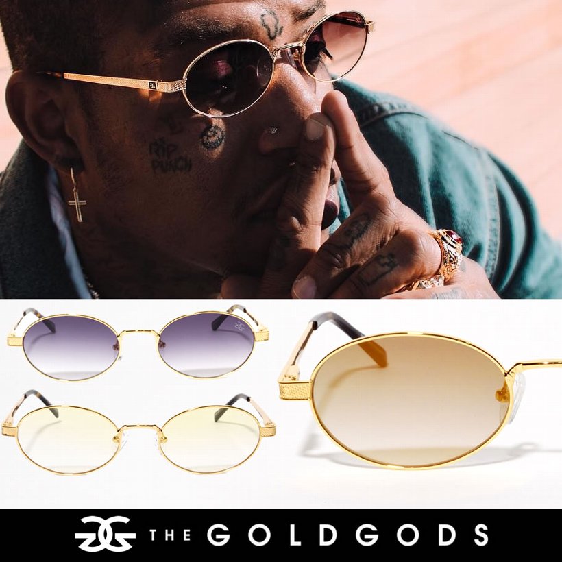 THE GOLD GODS サングラス メンズ 18k イエローゴールド ARES