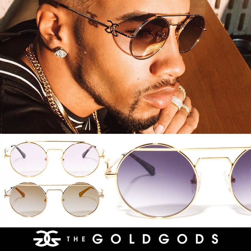 THE GOLD GODS サングラス メンズ 18k イエローゴールド Luminaries V2