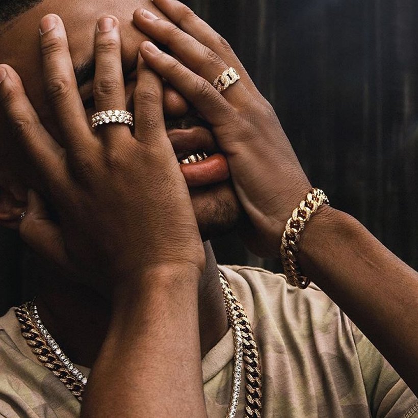 THE GOLD GODS 指輪 メンズ リング Diamond Cuban Ring