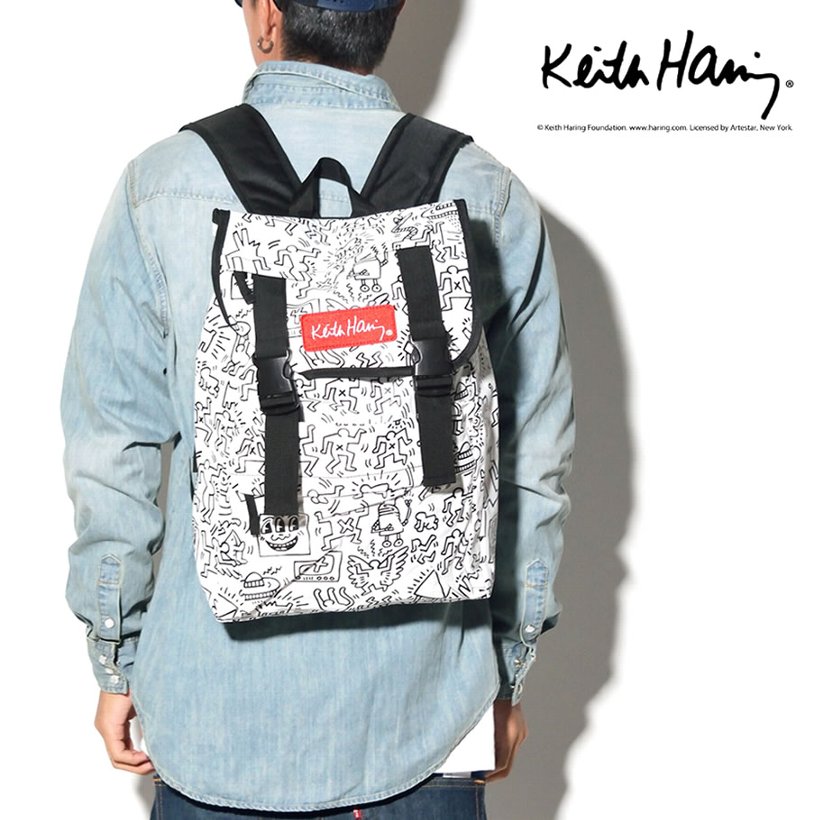 Keith Haring キースヘリング バックパック 鞄 リュック デイパック KHB-CV15001 メンズ レディース ファッション