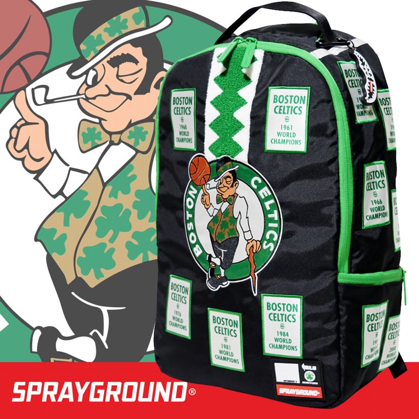 スプレーグラウンド SPRAYGROUND バックパック リュックサック メンズ 大容量 ブランド おしゃれ NBA ボストン セルティックス